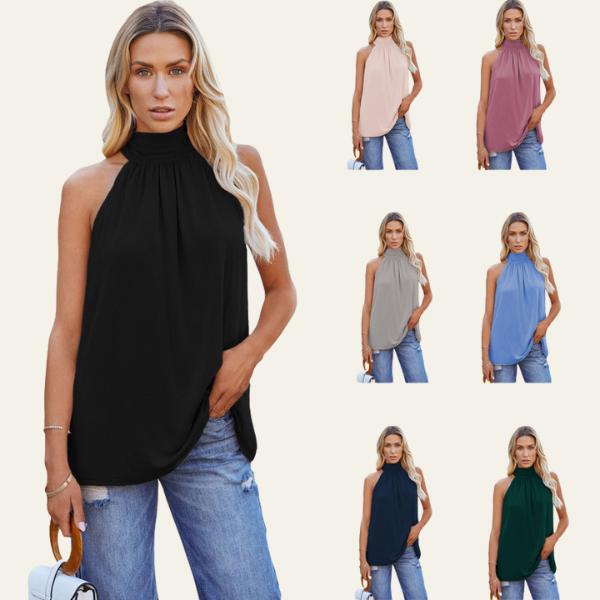MADRID HALTER NECK TOP