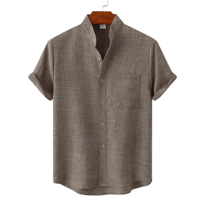 MONTE CARLO COTTON BUTTON-UP