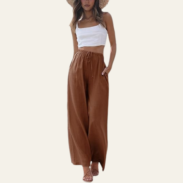 LAKE COMO LINEN BEACH PANTS