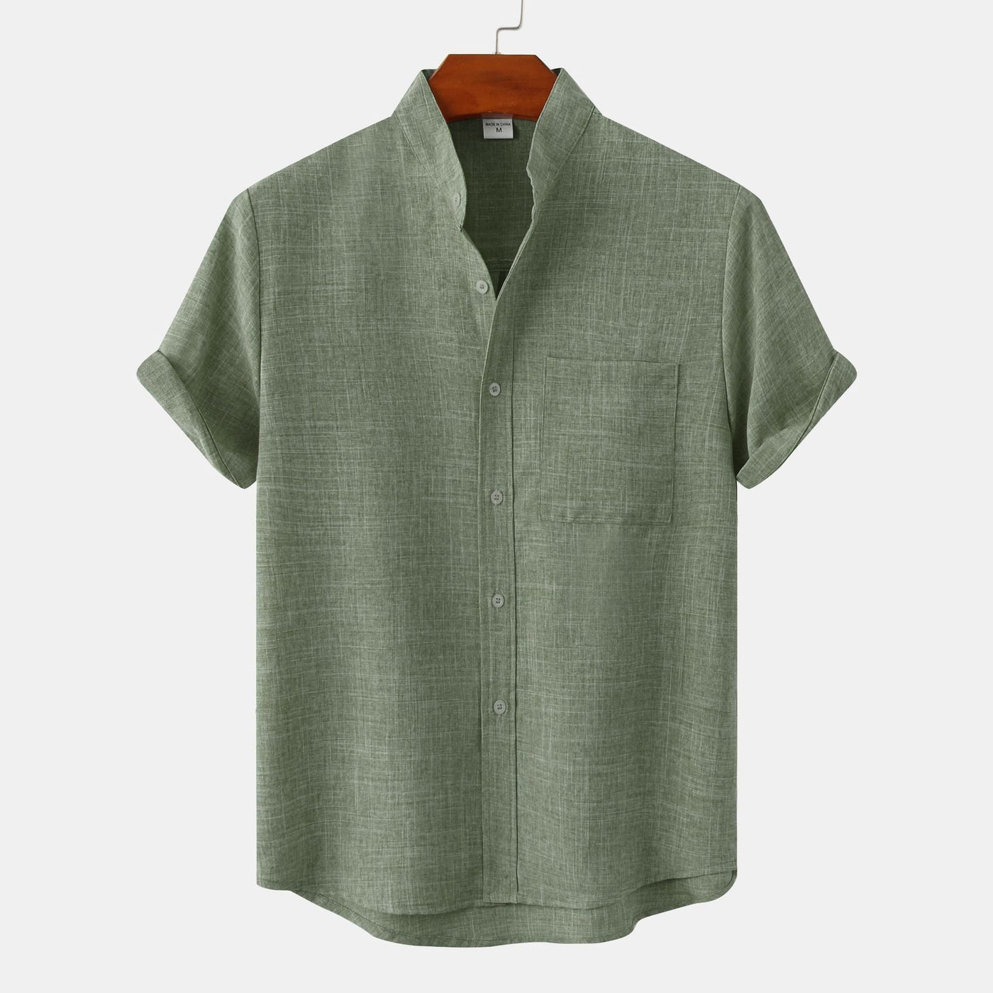 MONTE CARLO COTTON BUTTON-UP