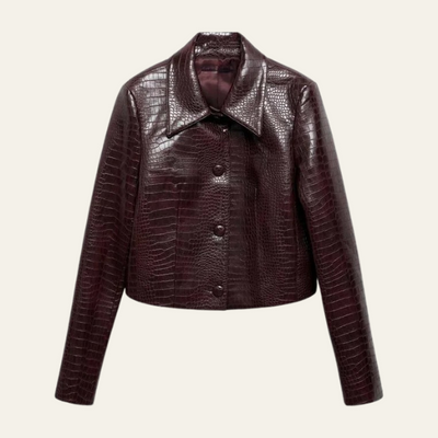 LISBON IMITATION LEATHER JACKET