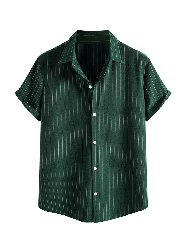 VENICE STRIPED SHORT SLEEVE SHIRT